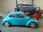 Kever 1303, bouwjaar 1973. Voorzien van Porsche velgen.